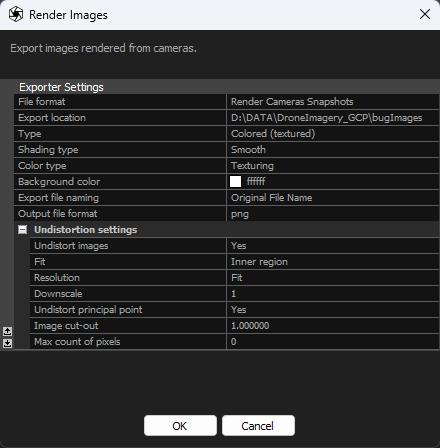 Render Image From Cameras