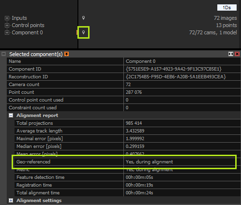 Alignment-Report-Georef-Info